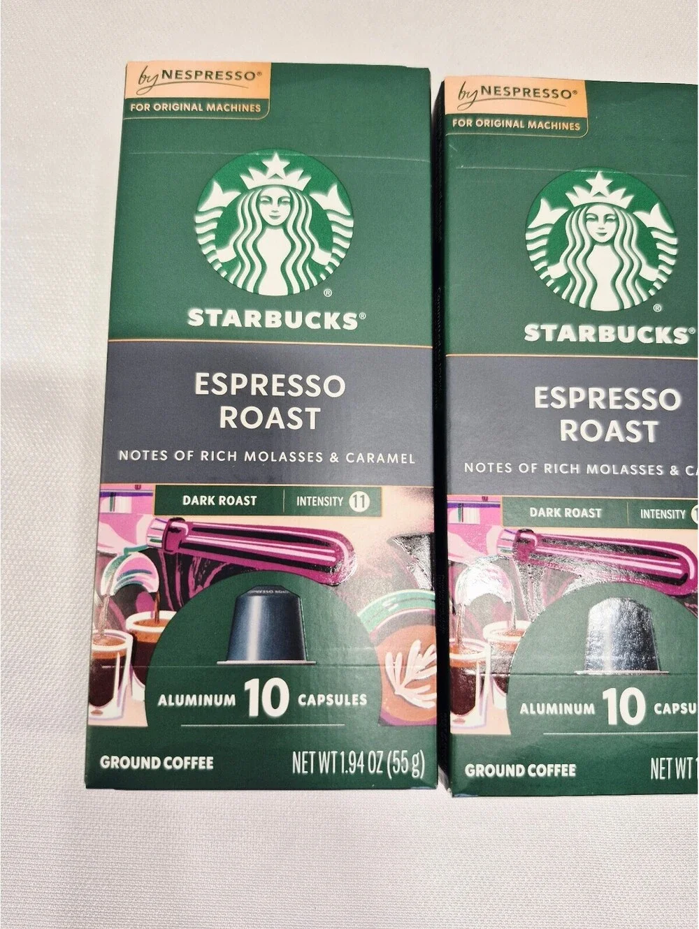 Starbucks Espresso Roast Coffee Pods by Nespresso-5 unopened boxes